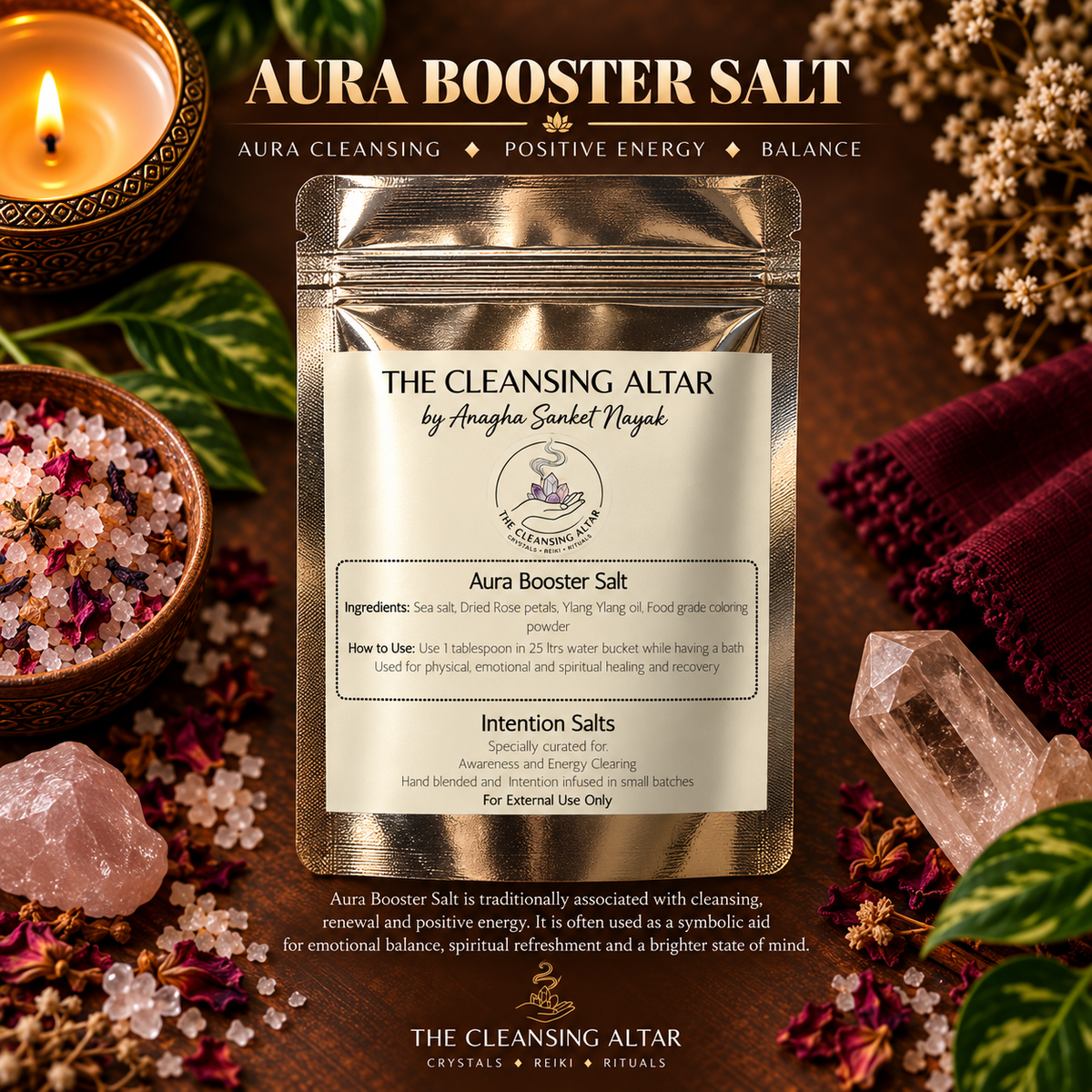 Aura Booster Himalayan Salt – 100g